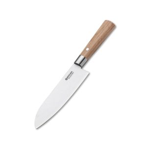 Kuhinjski santoku nož Böker Damascus Olive