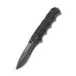 Rasklopni nož Magnum Black Spear taktički je nož pogodan za bilo koju misiju. Oštrica od nehrđajućeg čelika 440A i s vrhom u obliku koplja