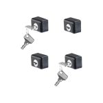 Zaštitne kapice s bravicama za krovne nosače CRUZ ST i SR+ set od 4 komada 932-034