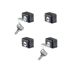 Zaštitne kapice s bravicama za krovne nosače CRUZ ST i SR+ set od 4 komada 932-034