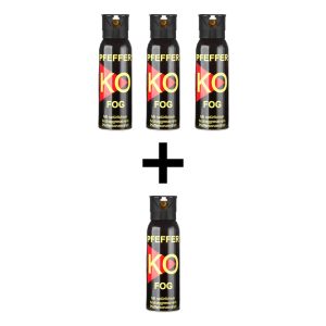 Papreni sprej za samoobranu KO FOG 100 ml magla - 3+1 GRATIS - 01