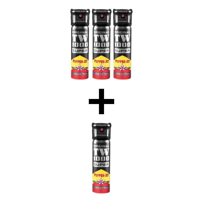 Papreni sprej TW1000 Pepper-Jet 63 ml - mlaz-tekućine - 3+1 GRATIS - 01