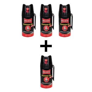 Papreni sprej za samoobranu Pfeffer KO JET daje ravan i snažan mlaz za ciljano prskanje do 5 metara. Idealan kada treba izdvojiti pojedinca. AKCIJA 3+1 GRATIS