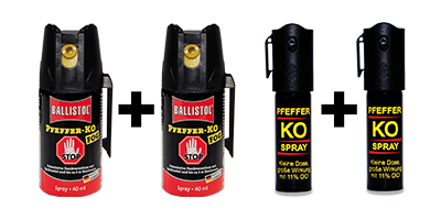 Sprejevi za samoobranu - akcija 1 plus 1 gratis - na odabrane suzavce i pepper sprejeve