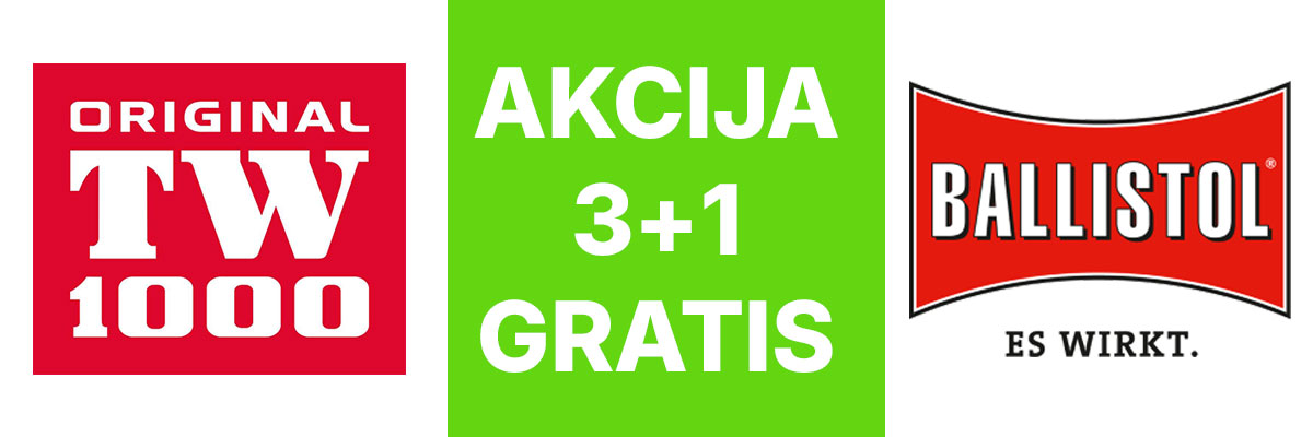 AKCIJA 3+1 GRATIS na odabrane sprejeve za samoobranu, cijela ponuda