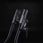 Držač okvira bicikla s bravicom i gumenim zaštitama