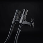 Držač okvira bicikla s bravicom i gumenim zaštitama