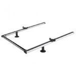 2 rastezljiva aluminijska nosača+valjak 60cm 2 rastezljiva aluminijska nosača+valjak 60cm