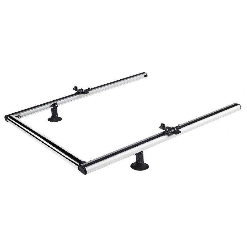 2 rastezljiva aluminijska nosača+valjak 60cm 2 rastezljiva aluminijska nosača+valjak 60cm