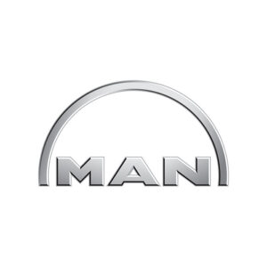 Krovne platforme i krovni-nosači za MAN vozila. MAN logo.