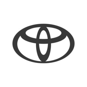 Krovne platforme i krovni nosači za Toyota vozila. Toyota logo.