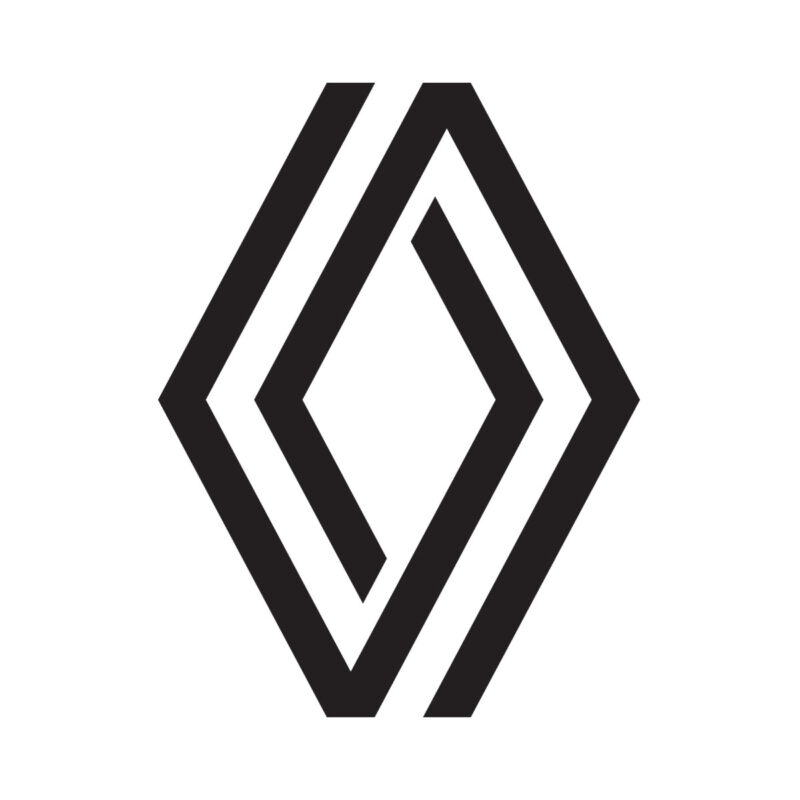 renault-logo Krovne platforme i krovni nosači za Renault vozila. Renault logo.