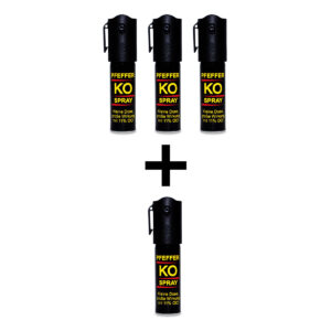 Pepper sprej KO SPRAY 15ml, malih dimenzija sa sprej načinom raspršivanja za lakše pogađanje i obranu od napadača. Maksimalna legalna koncentracija, učinkovito odvraća napadača ili životinju po neponovljivoj cijeni uz popust od 25%.